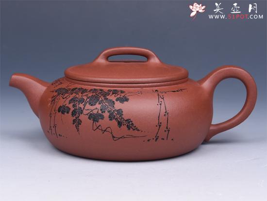 紫砂壶图片：   - 美壶网