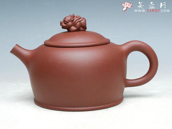 紫砂壶图片：瑞兽壶 - 美壶网