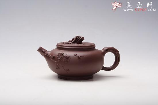 紫砂壶图片：松竹梅系列 - 美壶网