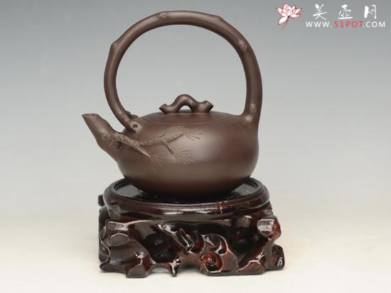 紫砂壶图片:提梁 容量:150cc - 美壶网