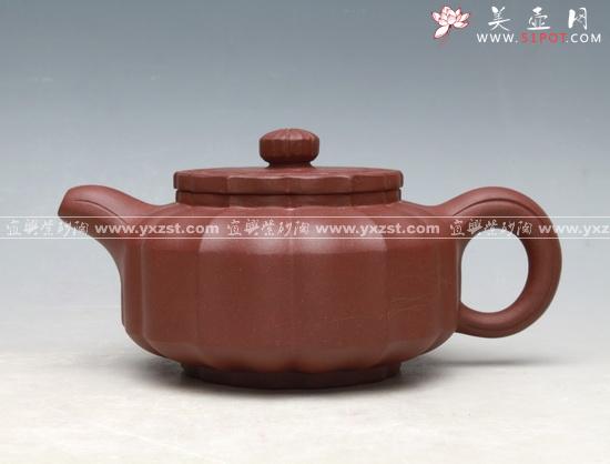 紫砂壶图片：宝菱底槽清 - 美壶网