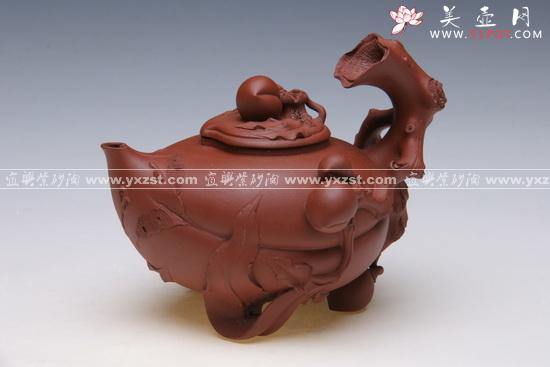 紫砂壶图片：圣桃 - 美壶网