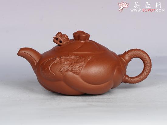 紫砂壶图片:鱼化龙 - 美壶网