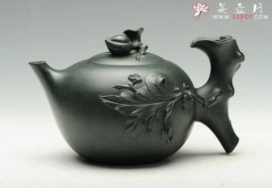 紫砂壶图片：寿桃 - 美壶网