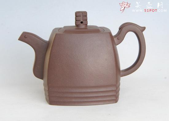 紫砂壶图片：四方玉琮 - 美壶网