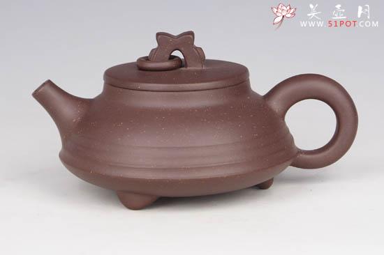 紫砂壶图片:三足如意 - 美壶网