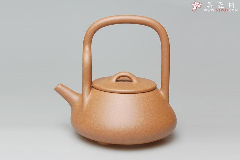 紫砂壶图片：石瓢提梁壶 - 美壶网