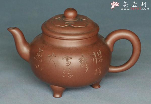 紫砂壶图片：仿大彬如意壶 - 美壶网