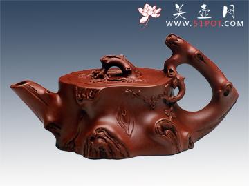 紫砂壶图片：矮梅桩壶 - 美壶网