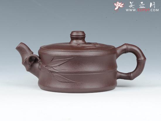 紫砂壶图片:小竹段 - 美壶网