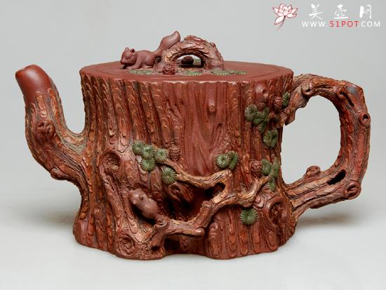 紫砂壶图片:松椿 480cc - 美壶网