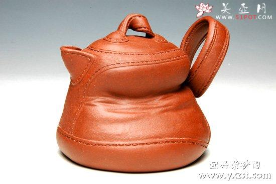 紫砂壶图片：皮包壶之五 - 美壶网