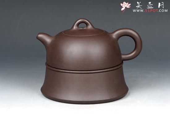 紫砂壶图片：钟式组合（获奖壶） - 美壶网