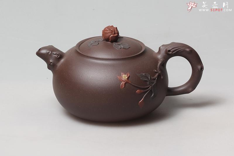 紫砂壶图片：富贵玉兰 - 美壶网