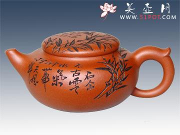 紫砂壶图片：竹报平安 - 美壶网