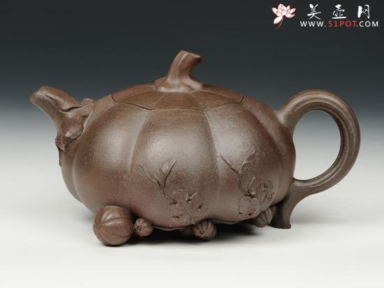 紫砂壶图片：遍地金瓜 - 美壶网