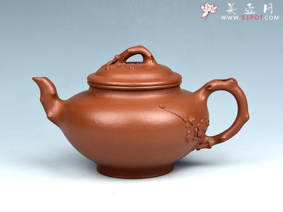 紫砂壶图片：仿古梅花 - 美壶网