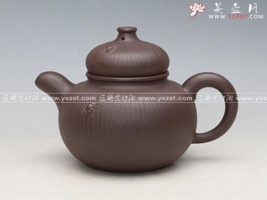 紫砂壶图片：蜘蛛壶 - 美壶网
