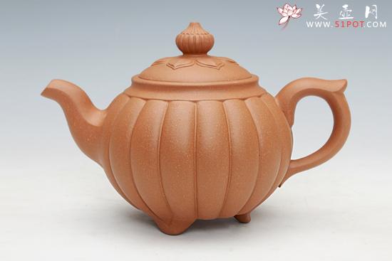 紫砂壶图片：三脚荣华 - 美壶网