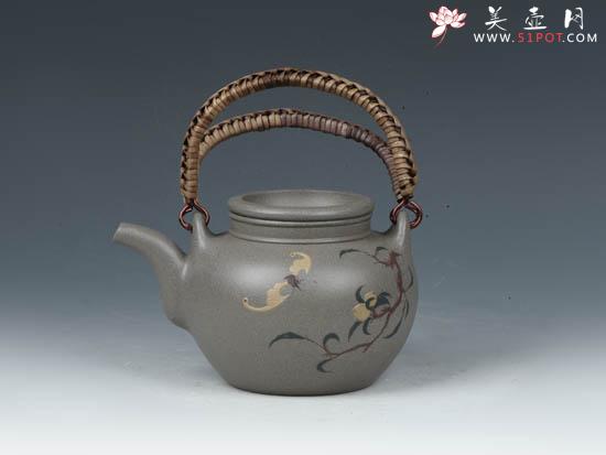 紫砂壶图片：蛋包  300cc - 美壶网