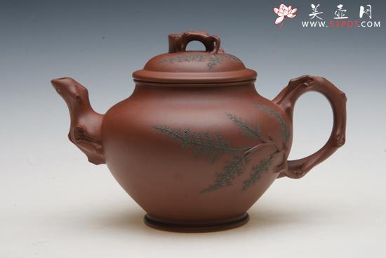 紫砂壶图片：常青800CC - 美壶网