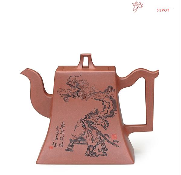 紫砂壶图片：方尊 - 美壶网