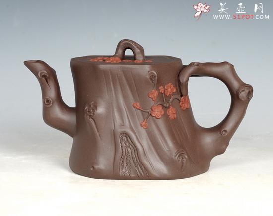 紫砂壶图片：梅桩 - 美壶网