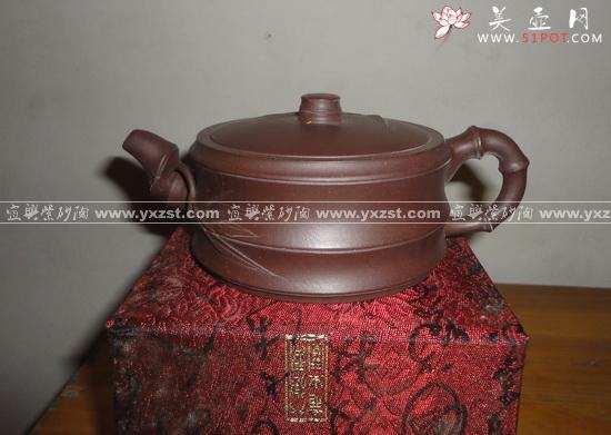 紫砂壶图片：竹春 - 美壶网