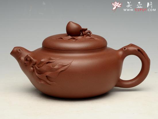 紫砂壶图片：寿桃 - 美壶网