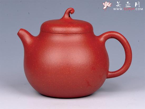 紫砂壶图片：茄段（降坡泥） - 美壶网