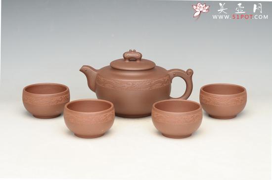 紫砂壶图片:玉龙茶具8800元 - 美壶网