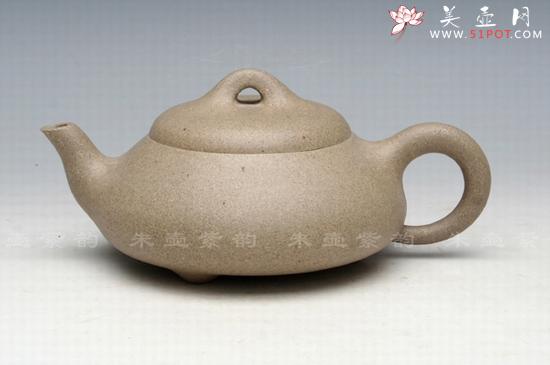 紫砂壶图片：矮石瓢 - 美壶网