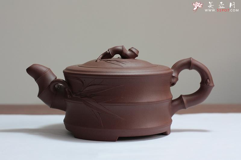 紫砂壶图片：双线竹节 - 美壶网