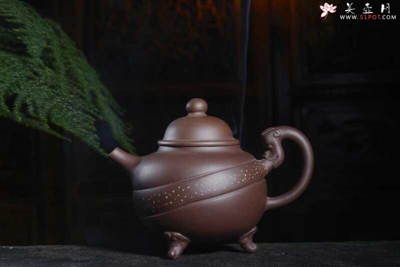 紫砂壶图片：天龙顶珠 - 美壶网