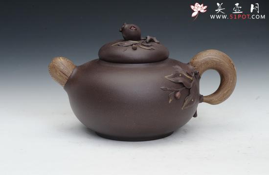 紫砂壶图片：榴开百子 - 美壶网