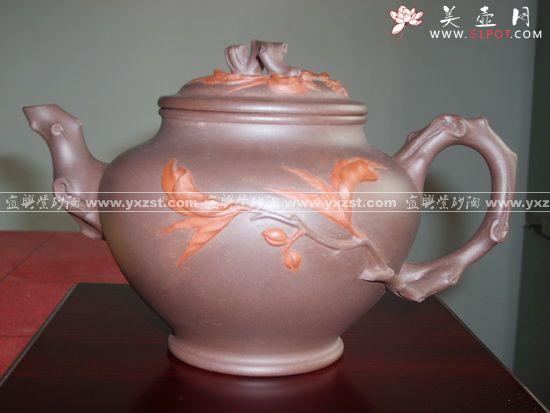 紫砂壶图片：桃报 - 美壶网