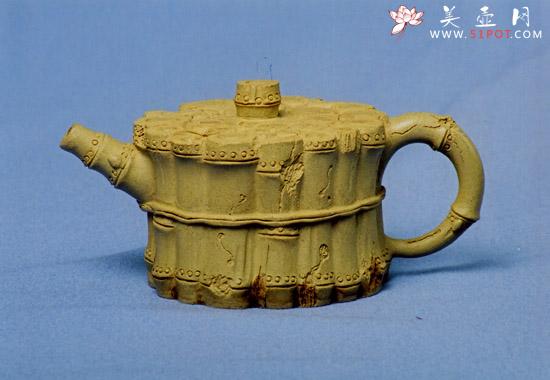 紫砂壶图片：束竹壶 - 美壶网