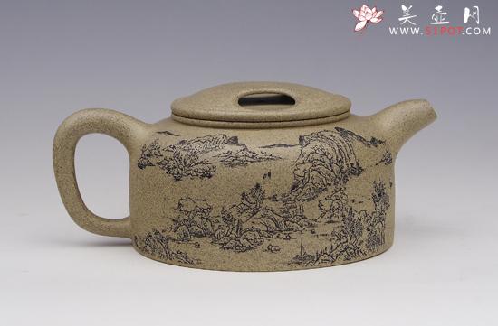 紫砂壶图片：牛盖莲子 - 美壶网