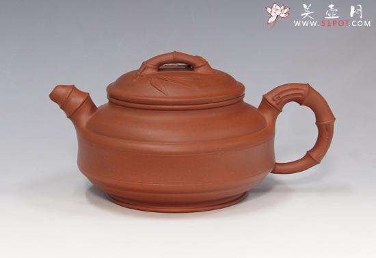 紫砂壶图片：双线竹鼓 - 美壶网