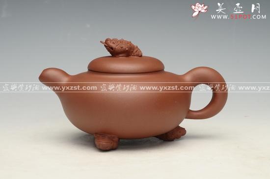 紫砂壶图片：三足金蟾 - 美壶网