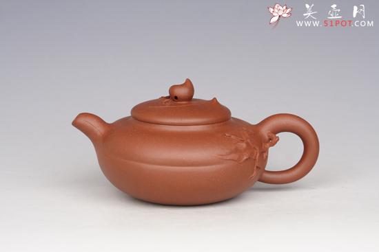 紫砂壶图片：逸桃220CC（全手工） - 美壶网