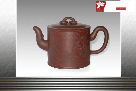 紫砂壶图片：神龙双圈 - 美壶网