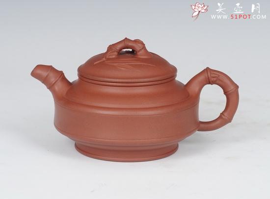 紫砂壶图片：双线竹鼓 - 美壶网