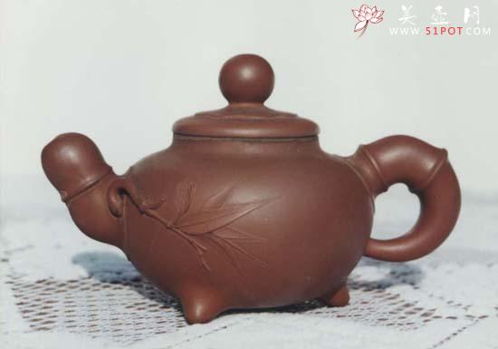 紫砂壶图片：大肚竹 - 美壶网