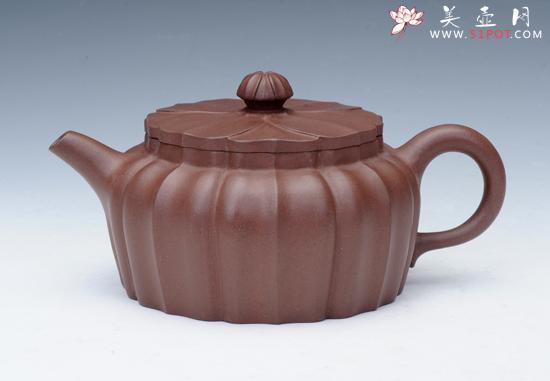 紫砂壶图片：葵八瓣 - 美壶网