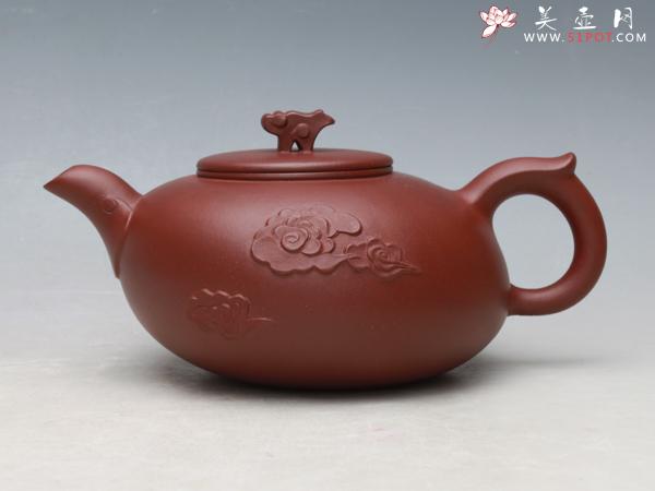 紫砂壶图片:平步青云 紫泥 4... - 美壶网