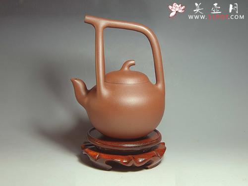 紫砂壶图片：北瓜提梁 - 美壶网