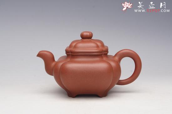 紫砂壶图片：四方传炉 - 美壶网