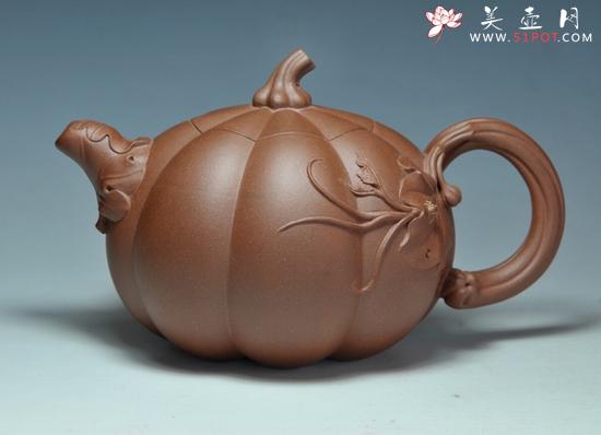 紫砂壶图片：南瓜壶 - 美壶网