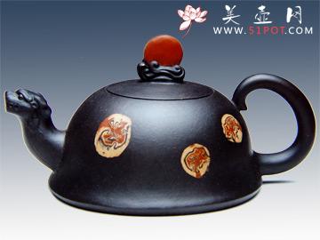 紫砂壶图片：龙腾旭日 - 美壶网